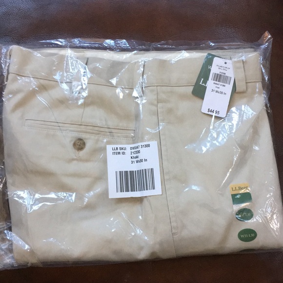 ll bean double l chinos